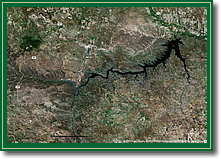 Satellite image of Charles M. Russell Wildlife Refuge
